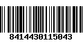 Código de Barras 8414430115043