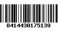 Código de Barras 8414430175139