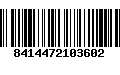 Código de Barras 8414472103602