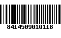 Código de Barras 8414509010118