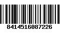 Código de Barras 8414516087226