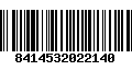 Código de Barras 8414532022140