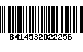 Código de Barras 8414532022256