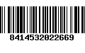 Código de Barras 8414532022669