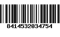 Código de Barras 8414532034754