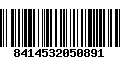 Código de Barras 8414532050891