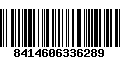 Código de Barras 8414606336289