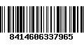 Código de Barras 8414606337965