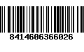 Código de Barras 8414606366026