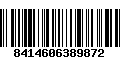 Código de Barras 8414606389872