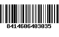 Código de Barras 8414606403035