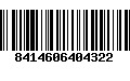 Código de Barras 8414606404322