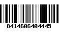 Código de Barras 8414606404445