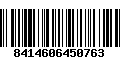 Código de Barras 8414606450763