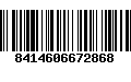 Código de Barras 8414606672868