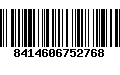 Código de Barras 8414606752768