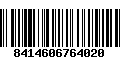 Código de Barras 8414606764020