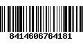 Código de Barras 8414606764181