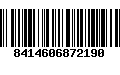 Código de Barras 8414606872190