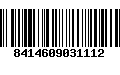 Código de Barras 8414609031112