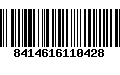 Código de Barras 8414616110428