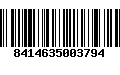 Código de Barras 8414635003794