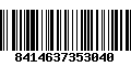 Código de Barras 8414637353040