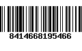 Código de Barras 8414668195466