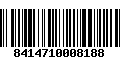 Código de Barras 8414710008188