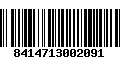 Código de Barras 8414713002091