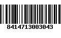 Código de Barras 8414713003043