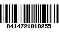 Código de Barras 8414721010255