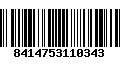 Código de Barras 8414753110343