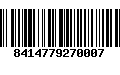 Código de Barras 8414779270007