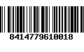Código de Barras 8414779610018