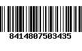 Código de Barras 8414807503435