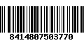 Código de Barras 8414807503770