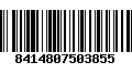 Código de Barras 8414807503855