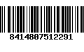 Código de Barras 8414807512291