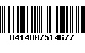 Código de Barras 8414807514677