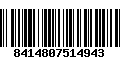 Código de Barras 8414807514943