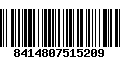 Código de Barras 8414807515209