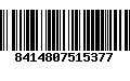 Código de Barras 8414807515377