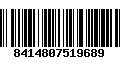 Código de Barras 8414807519689