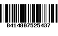 Código de Barras 8414807525437