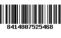 Código de Barras 8414807525468