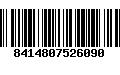 Código de Barras 8414807526090