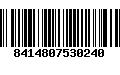 Código de Barras 8414807530240