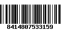 Código de Barras 8414807533159