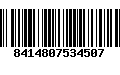 Código de Barras 8414807534507